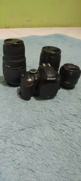 Kamera Nikon D3200 Full Packed