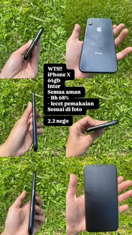 Ip Iphone X 64 Gb Negoin