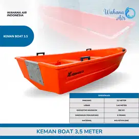 KEMAN BOAT 3.6 METER | COCOK UNTUK BANJIR, EVAKUASI DLL