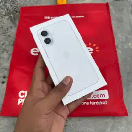 New iPhone 16 128GB White Segel Garansi Resmi iBox 1 Tahun