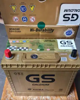 dijual cepat ACCU / aki GS astra calcium masih baru