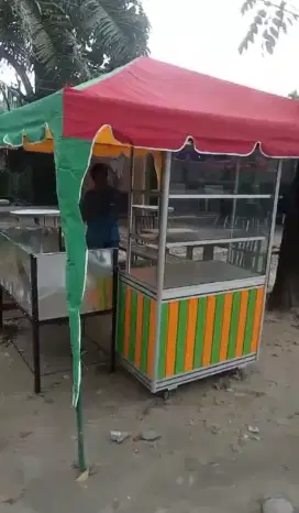Dijual tenda + steling kaca