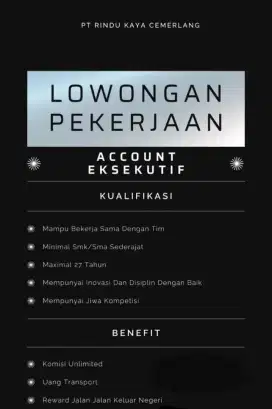 Tersedia loker sebagai staff admin perkantoran daerah BSD