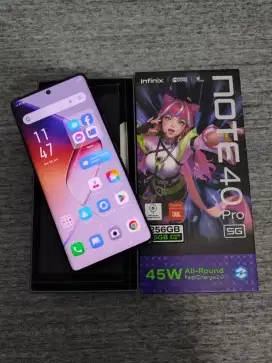 Infinix Note 40 Pro 8/256 5G Mulus Fullset