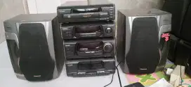 Panasonic SA EH600 & sepasang speaker panasonic