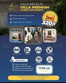 Investasi Villa Premium Yogyakarta