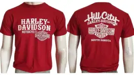 Baju tshirt harley davidson south dakota dan live to ride