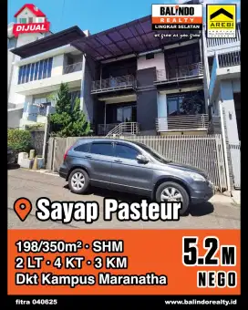 Rumah Siap Huni Dekat Exit TOL Pasteur Dekat Maranatha