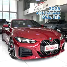 BMW 430i Cabriolet 2025 NIK 2024 iDrive8 Red Black Merah Convertible