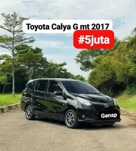 Toyota Calya G Mt 2017 hitam #5juta