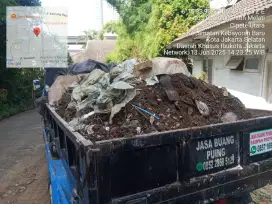Buang puing tanah