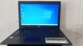 JUAL LAPTOP ACER Z1401 RAM8GB,HDD500GB,WINDOWS10HOME,OFFICE2010,MULUS