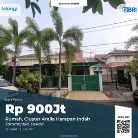 Rumah Dijual, Cluster Aralia Harapan Indah, Pusaka Rakyat, Bekasi