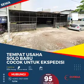 Tempat Usaha Solo Baru Cocok Untuk Ekspedisi