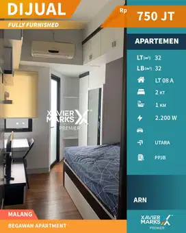 Dijual Apartemen Begawan Malang Full Furnish Kawasan Kampus