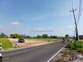 Dekat Koramil & SMAN 1 Godean | Tanah SHM 110m², Jalan Mobil Simpangan