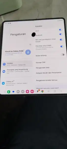 Samsung Z Fold 5 12/256 5G Resmi tompel manis masih bgus bnegt BS TT