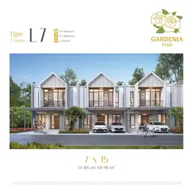 JUAL Rumah Baru Paramount Petals Ukuran 7x15+ hoek Bisa KPR Cash Tahap
