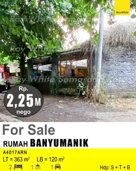 DIJUAL RUMAH DI BANYUMANIK A4017