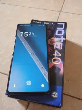 Infinix note40 ram 8+8gb room 256gb