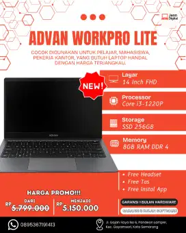 Laptop Advan WorkPro Lite
