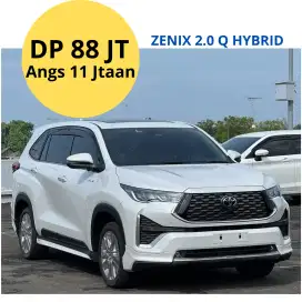 DP 88JT ZENIX 2.0 Q HYBRID 2025 KREDIT WARNA PUTIH HITAM GREY V G