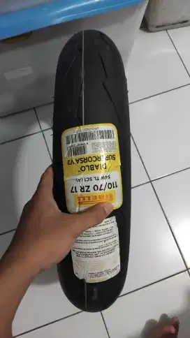 Fireli super corsa masih baru ukuran 110/17 harga 1,2 nego sikit