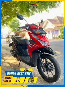 HONDA BEAT NEW 2021 MURAH CIAMIK MASZEEHH HIKMAH MOTOR KEPUH MALANG