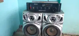 Amplifear berikut speaker pioner 6
