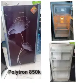 Kulkas POLYTRON bekas bergaransi