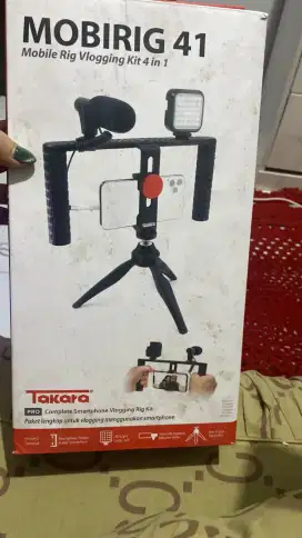 Jual paket lengkap buat Vlog 4in1