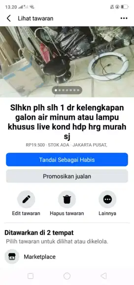 Slhkn plh slh 1 dr kelengkapan air minum galon atau sblh nya mgkn prlu