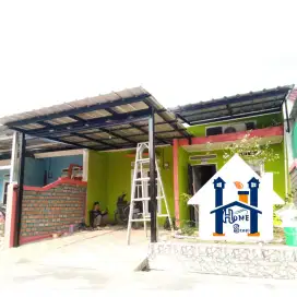 Kanopi pagar gerbang minimalis modern