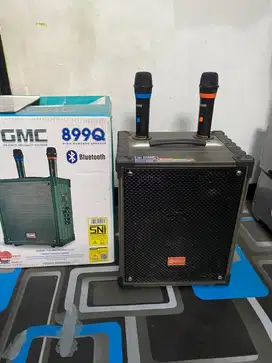 Speaker karaoke Bluetooth GMC original 899Q mantul