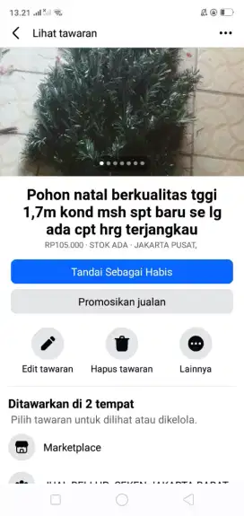 Hiasan sudut rumah pohon natal berkualitas kond spt baru murah sj cpt