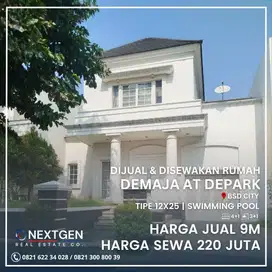 Disewakan Rumah Demaja Depark BSD Tipe 12x25 ada Swimming Poolnya