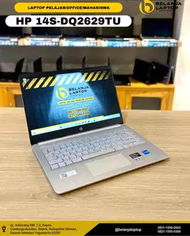 HP 14s-dq2629TU/intel i3 gen 11/8GB/512GB/BACKLIGHT/TERMURAH!!