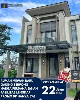 Grand Pasadena Village Tipe (9X19) di Gading Serpong 5man dp 5% 3x