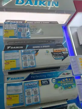 AC Daikin 1pk promo free 1x cicilan