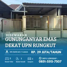 GUNUNGANYAR Siap Huni‼️ Disewakan Rumah dekat UPN Rungkut