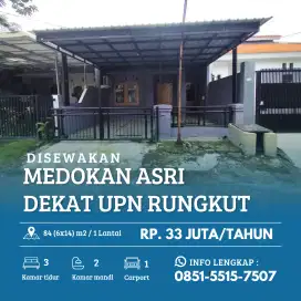 MEDOKAN ASRI Siap Huni ‼️ Rumah 1 Lantai dekat UPN Rungkut