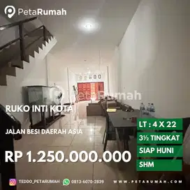Ruko siap huni jalan besi simpang nilam daerah asia medan