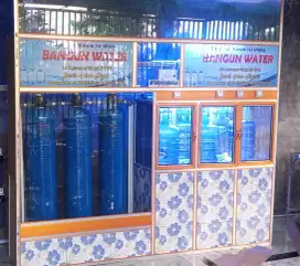 Jual depot air minum isi ulang, berbagai tipe
