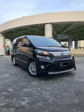 Km 54rb Toyota Vellfire ZG Aless Th 2014 Black Like New Condition!!