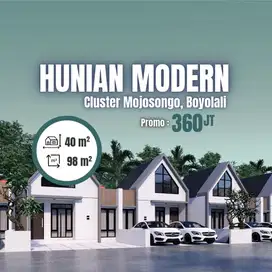Rumah Modern Scandinavian 2KT Harga 360 Juta di Boyolali