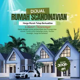 Rumah Cluster Asri Scandinavian di Mojosongo, Boyolali