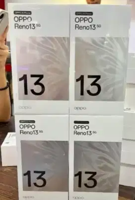 Murah New oppo Reno 13 5G 12/256 grs resmi. Bs kredit/bs TT