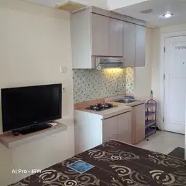 Apartemen Greenlake Sunter, Tower 1, Studio 21m2, Full Furnish, Bagus