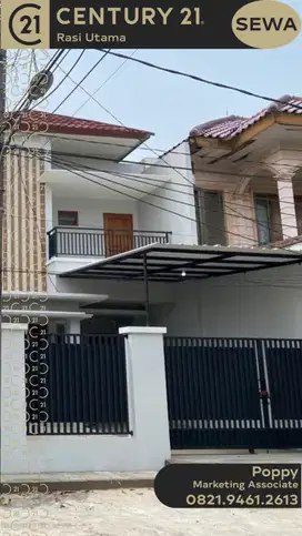 DISEWAKAN RUMAH 2 LANTAI DI KRANGGAN PERMAI BEKASI