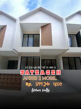 Rumah 2 lantai harga 500 jutaan di jatisari jatiasih, free biaya-biaya